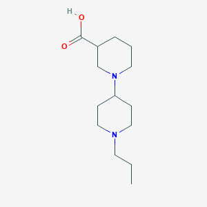1-(1-Propylpiperidin-4-yl)piperidine-3-carboxylic acid