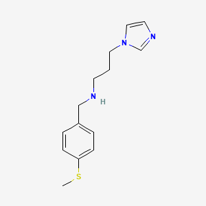 (3-Imidazol-1-yl-propyl)-(4-methylsulfanyl-benzyl)-amine