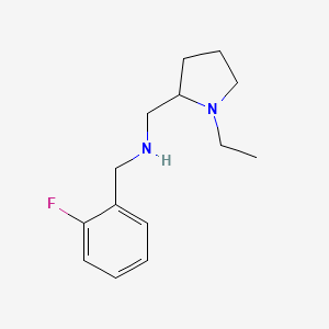 (1-Ethyl-pyrrolidin-2-ylmethyl)-(2-fluoro-benzyl)-amine