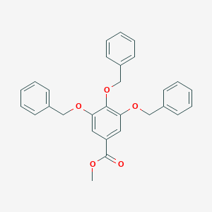 molecular formula C29H26O5 B130653 3,4,5-三(苯甲氧基)苯甲酸甲酯 CAS No. 70424-94-1