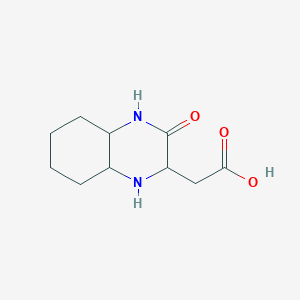 (3-Oxo-decahydro-quinoxalin-2-yl)-acetic acid