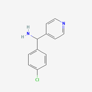 (4-Chlorophenyl)(pyridin-4-yl)methanamine