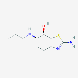 molecular formula C10H17N3OS B130654 (6S,7S)-2-amino-6-(propylamino)-4,5,6,7-tetrahydro-1,3-benzothiazol-7-ol CAS No. 1001648-71-0