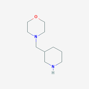 molecular formula C10H20N2O B1306544 4-(Piperidin-3-ylmethyl)morpholine CAS No. 81310-60-3