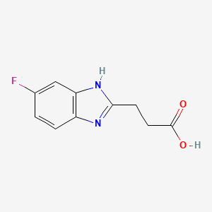 3-(5-Fluoro-1H-benzimidazol-2-YL)propanoic acid