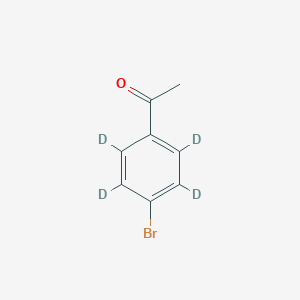 molecular formula C8H7BrO B130655 4-Bromohypnone-d4 CAS No. 343942-02-9