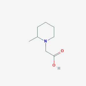 molecular formula C8H15NO2 B1306553 (2-Methylpiperidin-1-yl)acetic acid CAS No. 856437-61-1