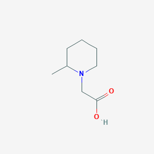 (2-Methylpiperidin-1-yl)acetic acid