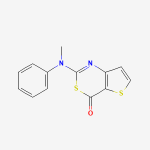 2-(Methyl(phenyl)amino)-4H-thieno[3,2-d][1,3]thiazin-4-one
