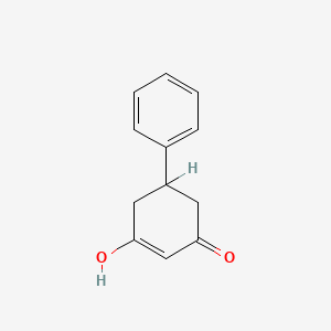 molecular formula C12H12O2 B1306589 3-Hydroxy-5-phenyl-cyclohex-2-enone CAS No. 35376-44-4