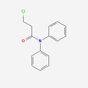 molecular formula C15H14ClNO B1306614 3-chloro-N,N-diphenylpropanamide CAS No. 26064-89-1
