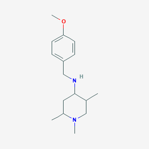(4-Methoxy-benzyl)-(1,2,5-trimethyl-piperidin-4-yl)-amine