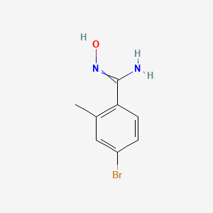 4-Bromo-N-hydroxy-2-methyl-benzamidine