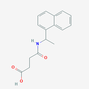 4-(1-Naphthalen-1-ylethylamino)-4-oxobutanoic acid