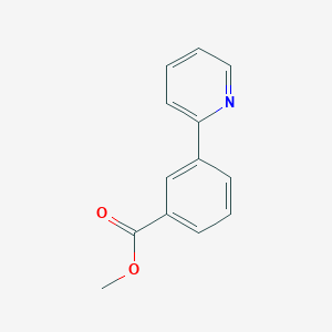 molecular formula C13H11NO2 B1306642 Methyl 3-(pyridin-2-yl)benzoate CAS No. 98061-20-2