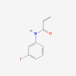molecular formula C9H8FNO B1306670 N-(3-fluorophenyl)prop-2-enamide CAS No. 519004-35-4