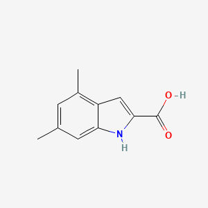 molecular formula C11H11NO2 B1306672 4,6-dimethyl-1H-indole-2-carboxylic Acid CAS No. 383132-27-2
