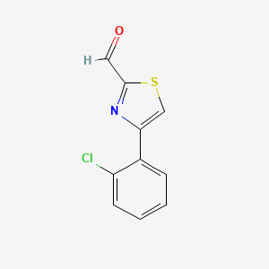 4-(2-Chlorophenyl)-1,3-thiazole-2-carbaldehyde