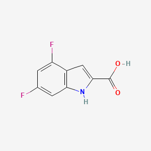 molecular formula C9H5F2NO2 B1306681 4,6-Difluoroindole-2-carboxylic acid CAS No. 247564-66-5