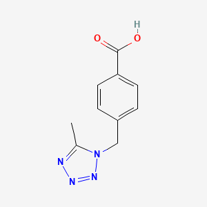 molecular formula C10H10N4O2 B1306686 4-(5-Methyl-tetrazol-1-ylmethyl)-benzoic acid CAS No. 842972-18-3