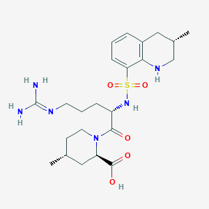 molecular formula C₂₃H₃₆N₆O₅S B130671 21S-Argatroban CAS No. 121785-72-6