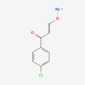 Sodium 3-(4-chlorophenyl)-3-oxoprop-1-en-1-olate