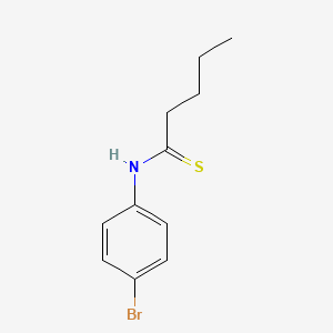 molecular formula C11H14BrNS B1306756 N-(4-bromophenyl)pentanethioamide CAS No. 35274-23-8
