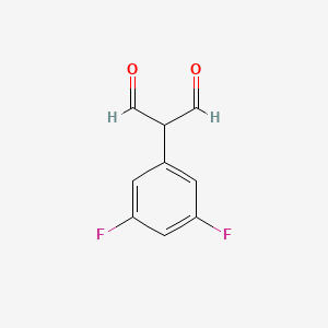 molecular formula C9H6F2O2 B1306757 2-(3,5-Difluorophenyl)malondialdehyde CAS No. 493036-46-7