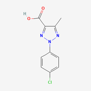 2-(4-Chloro-phenyl)-5-methyl-2H-[1,2,3]triazole-4-carboxylic acid