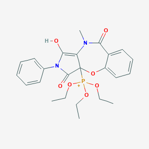 molecular formula C24H28N2O7P+ B130679 Pmttbt CAS No. 156140-97-5