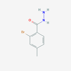 molecular formula C8H9BrN2O B1306804 2-Bromo-4-methylbenzohydrazide CAS No. 1022059-55-7