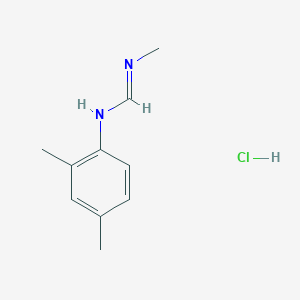 molecular formula C10H15ClN2 B130685 Semiamitraz hydrochloride CAS No. 51550-40-4