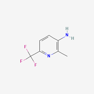molecular formula C7H7F3N2 B1306875 2-甲基-6-(三氟甲基)吡啶-3-胺 CAS No. 383907-17-3