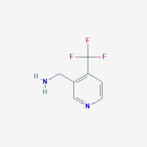 molecular formula C7H7F3N2 B1306877 (4-(三氟甲基)吡啶-3-基)甲胺 CAS No. 771580-70-2