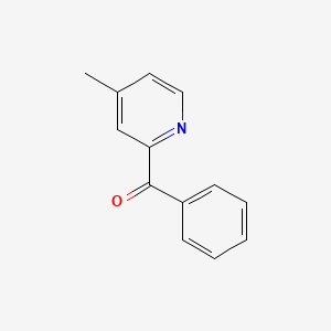 molecular formula C13H11NO B1306879 2-Benzoyl-4-methylpyridine CAS No. 18103-77-0