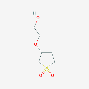 molecular formula C6H12O4S B1306893 2-[(1,1-Dioxidotetrahydro-3-thienyl)oxy]ethanol CAS No. 25935-87-9