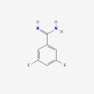 molecular formula C7H6F2N2 B1306899 3,5-二氟苯甲酰胺 CAS No. 582307-06-0
