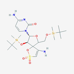 molecular formula C23H42N4O7SSi2 B130690 Tsao-C CAS No. 142102-78-1