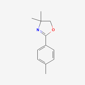 molecular formula C12H15NO B1306905 4,4-dimethyl-2-(4-methylphenyl)-5H-1,3-oxazole CAS No. 79568-30-2