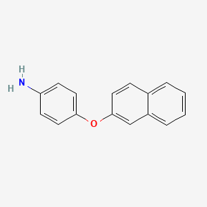 molecular formula C16H13NO B1306909 2-(4-Aminophenoxy)naphthalene CAS No. 71311-83-6