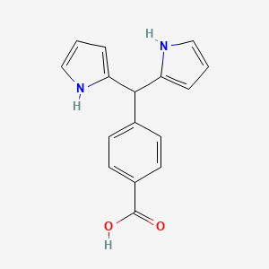 molecular formula C16H14N2O2 B1306929 4-[bis(1H-pyrrol-2-yl)methyl]benzoic Acid CAS No. 214554-44-6