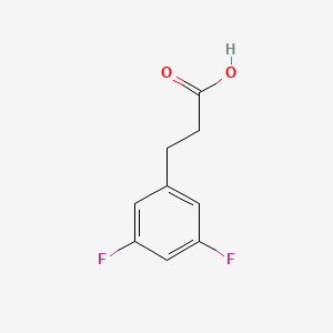 molecular formula C9H8F2O2 B1306940 3-(3,5-Difluorophenyl)propionic acid CAS No. 84315-24-2