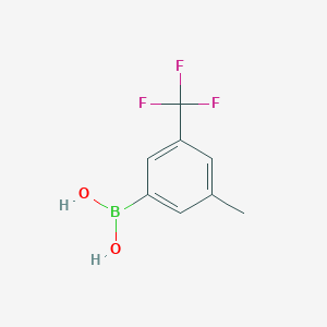 B1306952 (3-Methyl-5-(trifluoromethyl)phenyl)boronic acid CAS No. 850411-13-1