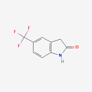 molecular formula C9H6F3NO B1306970 5-(Trifluoromethyl)indolin-2-one CAS No. 71293-62-4
