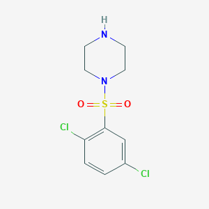 molecular formula C10H12Cl2N2O2S B1306971 1-[(2,5-Dichlorophenyl)sulfonyl]piperazine CAS No. 524711-29-3