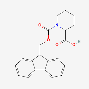 molecular formula C21H21NO4 B1306987 1-(((9H-Fluoren-9-yl)methoxy)carbonyl)piperidine-2-carboxylic acid CAS No. 105751-19-7