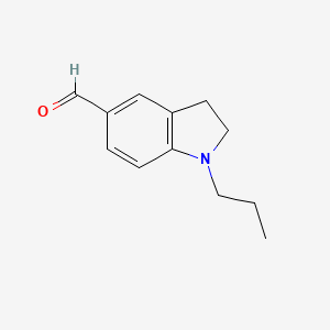 1-Propyl-2,3-dihydro-1H-indole-5-carbaldehyde