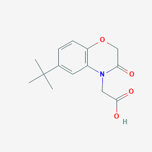 (6-tert-Butyl-3-oxo-2,3-dihydro-benzo[1,4]oxazin-4-yl)-acetic acid