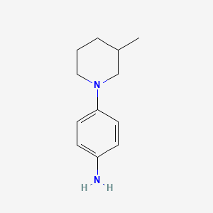 molecular formula C12H18N2 B1307039 4-(3-Methylpiperidin-1-yl)aniline CAS No. 842974-35-0