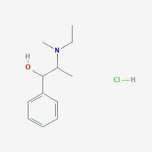 molecular formula C12H20ClNO B130705 Etafedrine HCl CAS No. 5591-29-7